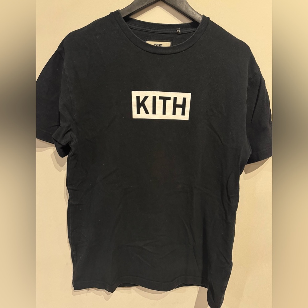 KITH Black T-Shirt box logo